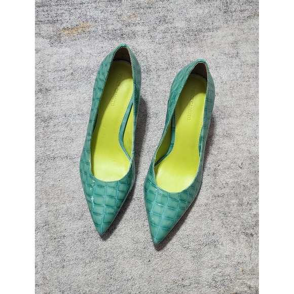 Vince Camuto Shoes - Vince Camuto Women's Tritellia Green Patent Leather Pump - Ocean Size 8.5M